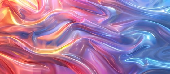 Obraz premium Abstract Colorful Swirling Pattern