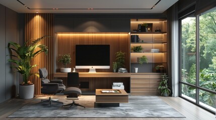 Modern Home Office Interior Design