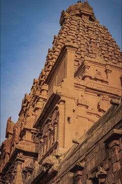 Tanjore Big Temple or Brihadeshwara Temple was built by King Raja Raja Cholan, Tamil Nadu. It is the very oldest & tallest temple in India. This is UNESCO's Heritage Site.