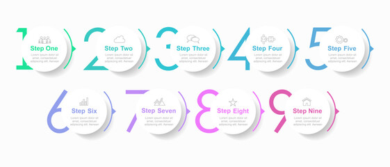 Infographic design template with place for your data. Vector illustration.