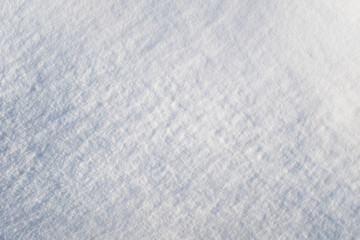 Obraz premium Natural snow background, top view. Snow texture for publication, poster, screensaver, wallpaper, postcard, banner, cover, post. Winter backdrop. High quality photo