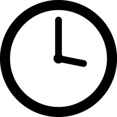  clock icon.  clock icon isolated.