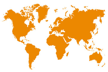 Obraz premium Map world, worldwide globe, Earth map global