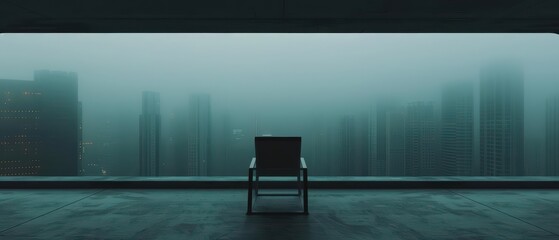 A budgeting ad in an ultramodern, supernatural scene, with copy space for your customized content