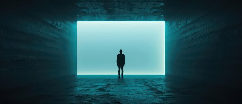 A budgeting ad in an ultramodern, supernatural scene, with copy space for your customized content