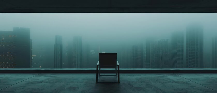 A budgeting ad in an ultramodern, supernatural scene, with copy space for your customized content