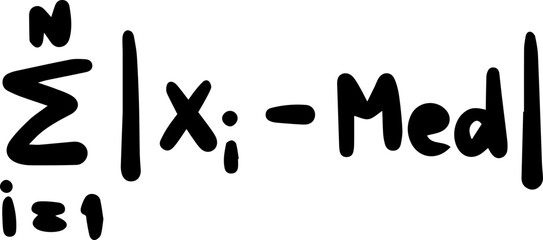 Statistics Mathematics Formulas Handwritten