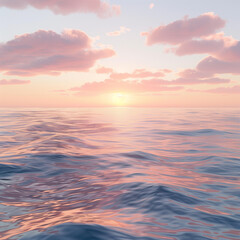 A stunning sunset beach, showcasing the beauty of nature's colors blending together.