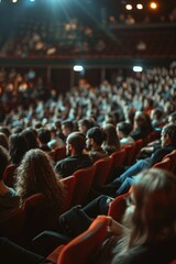 Theater audience seated