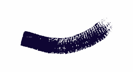 Yellow ink paint vector brush strokes. Thick dirty distress texture. Grunge rough paint brushes. touch material, dirty splash, handwritten texture simple stripes.