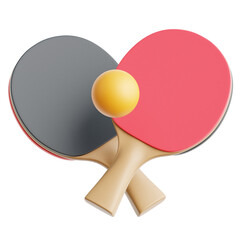 Table Tennis 3d Illustration
