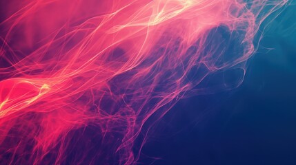 Abstract Pink and Red Smoke Background created by ai