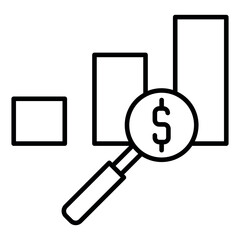 Profitability Analysis vector icon