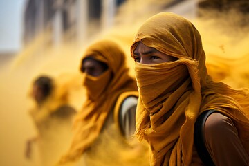 human and nature, weather Disaster,sandstorm, 