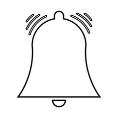 Notification bell icon set. Incoming inbox message. New message notification icons collection. Ringing bell and notification for clock and smartphone, alarm alert. Vector Illustration eps 10