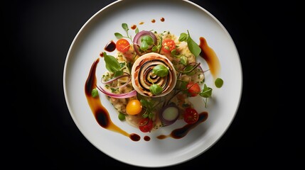 Gourmet Salad with Fresh Ingredients