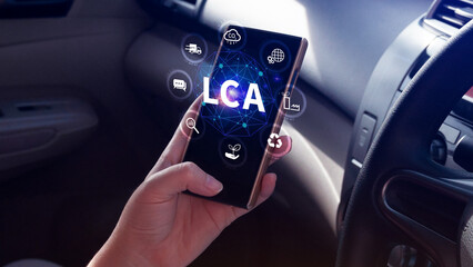 LCA, Life cycle assessment concept, ISO LCA standard aims to limit climate change, Methodology for assessing environmental impacts associated on value chain product.