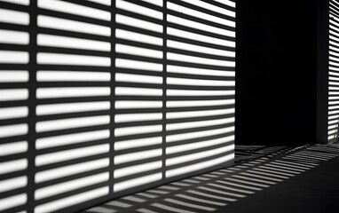 Modern Building with Light and Shadow