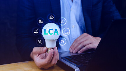 LCA, Life cycle assessment concept, ISO LCA standard aims to limit climate change, Methodology for...