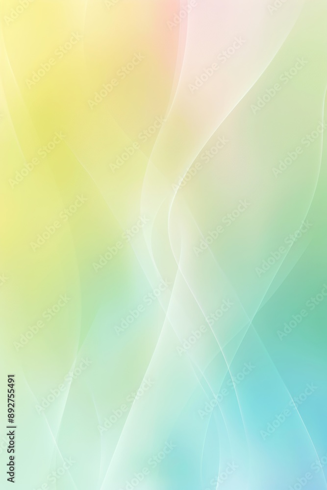 Poster abstract background in pastel colors with flowing lines creating a soft focus effect, ideal for life