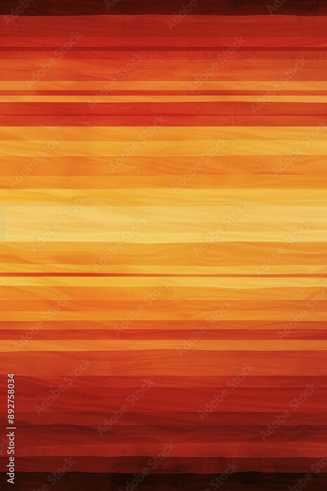 Poster wooden planks in red and yellow stripes create a warm gradient background with a unique natural text