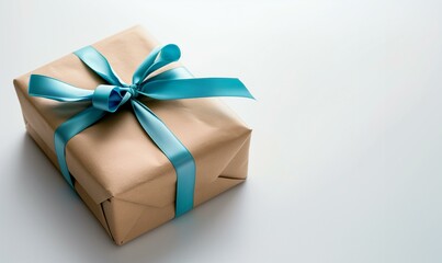 Obraz premium Photo of a gift on a white background 3