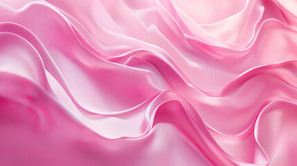Fototapeta premium A fluid pink background with flowing, wave-like patterns