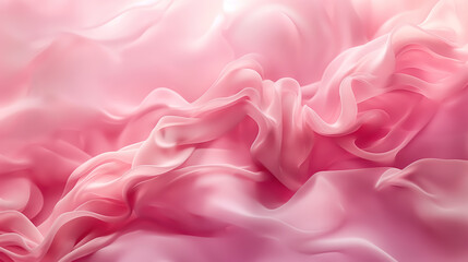 Obraz premium A liquid pink background featuring smooth, flowing waves