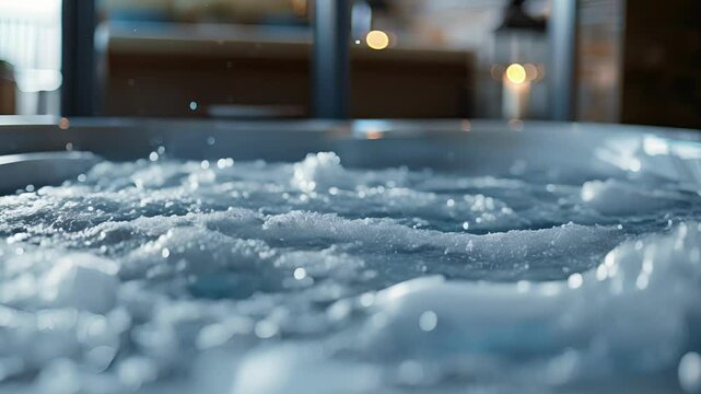 A private Jacuzzi room where guests can soak in the warm bubbling water and relax their muscles.