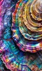Rainbow colored shell