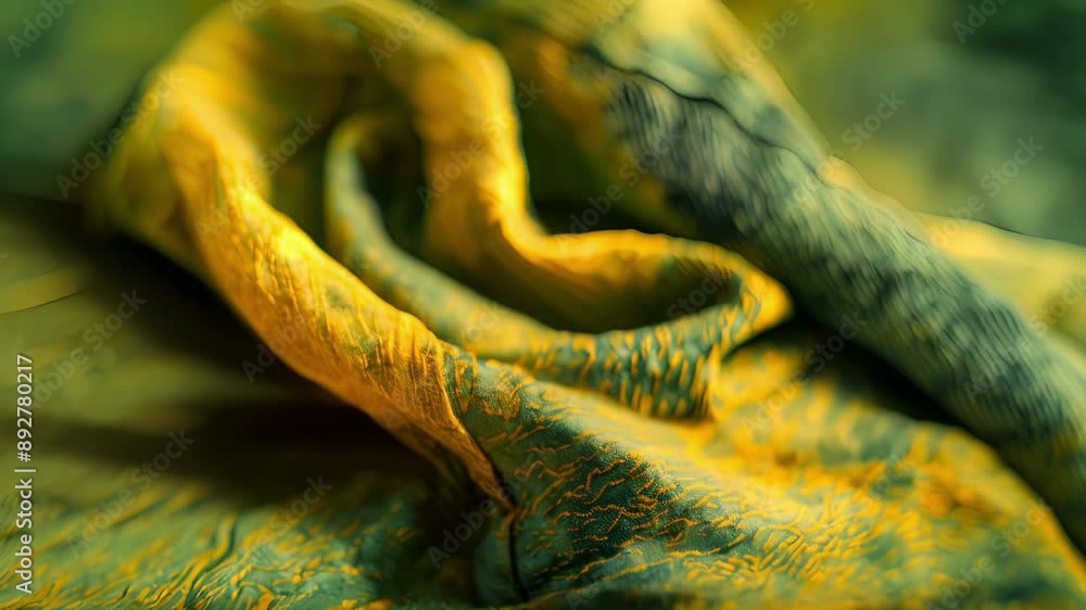 Poster the next closeup photo showcases a combination of natural dyes with a deep green hue from natural sp