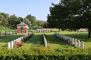 Cimetière militaire, nécropole nationale, ville de Choloy-Ménillot, département de la Meurthe...