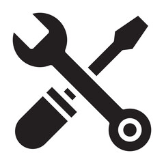 Tools black icon.