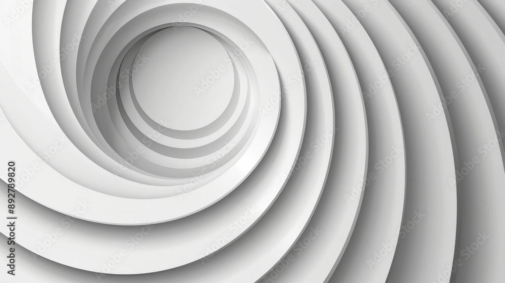 Poster modern design stripes background in abstract white and gray colors featuring geometric round shapes 