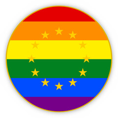 circle of LGBTQ as Lesbian, gay, bisexual, transgender and queer as LGBTQ +