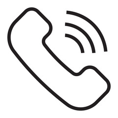 Telephone line icon.