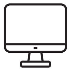 Monitor line icon.