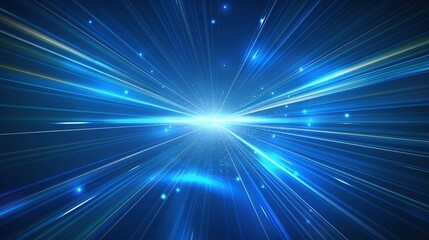 Fototapeta premium Vibrant Cosmic Light Rays created by ai