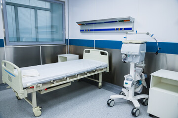 Intensive care unit at the hospital is ready to receive patients