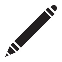 Pen black icon.