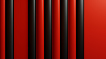 Black Lines Bars on Red Background, Abstract Goemetric Image, Texture, Pattern Background, Wallpaper, Cover and Screen of Smartphone, Cell Phone, Computer, Laptop, Format 9:16 and 16:9