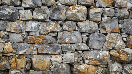 Obraz premium Texture photo of a stone wall for background
