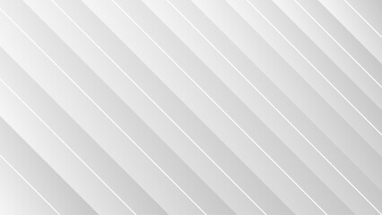 Fototapeta premium clean minimal background with diagonal white stripes and subtle shadows. abstract concept. 