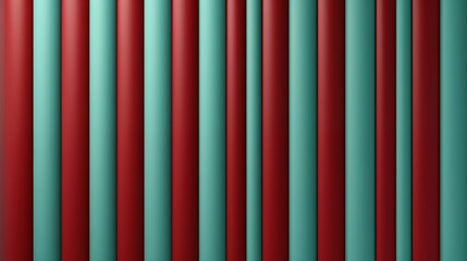 Green Lines Bars on Red Background, Abstract Geometric Image, Texture, Pattern Background, Wallpaper, Smartphone Cover and Screen, Cell Phone, Computer, Laptop, 9:16 and 16:9 Format