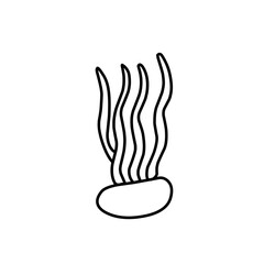 coral and seaweed icon