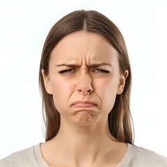 Fototapeta premium straight face of Disgust