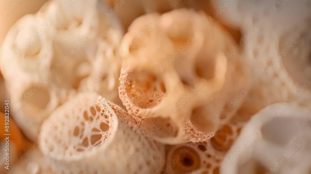 Poster a of natural loofahs showcases their varying sizes and shapes each with a unique pattern of woven fi