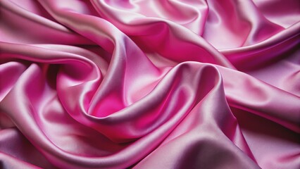 Obraz premium Pink Satin Draped Fabric Texture, Satin, Fabric Texture, Pink, Draped