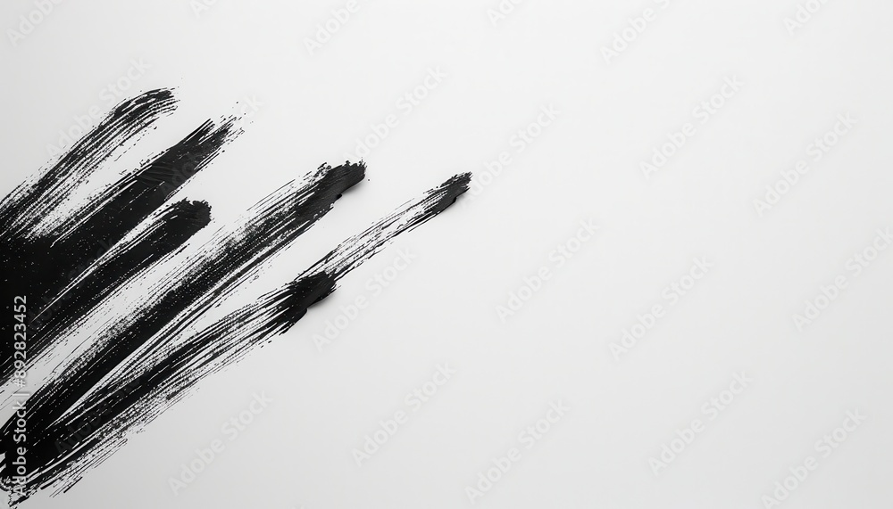 Poster a clean design with a single line of handwritten text in black at the bottom, leaving the rest of th