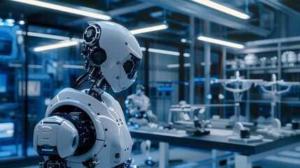 Fototapeta premium Robotics Laboratory